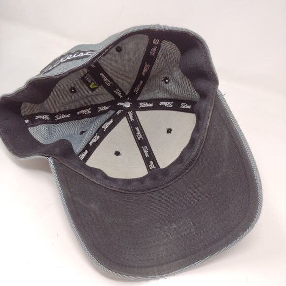 Titleist Golf Hat Size S/M Gray Embroidered Spell Out Logo Polyester - Picture 9 of 12